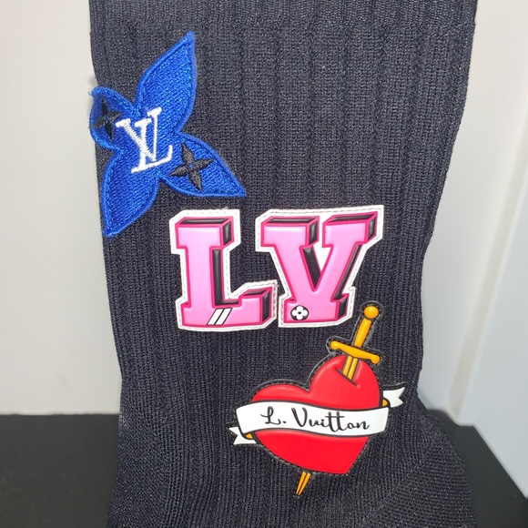 LOUIS VUITTON
Stretch Fabric LV Heart Sock Boots - Picture 3 of 4